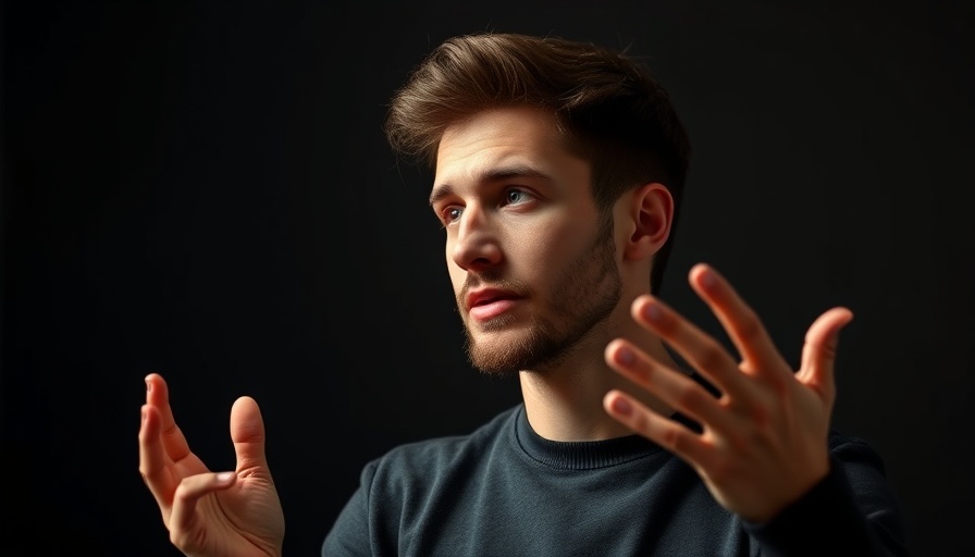 Thoughtful young man discussing AI tools, rethinking AI tools.