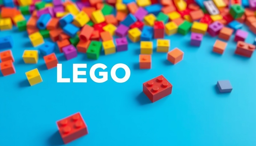 Colorful bricks from LEGO® Brick Editor in Fortnite, promotional image.
