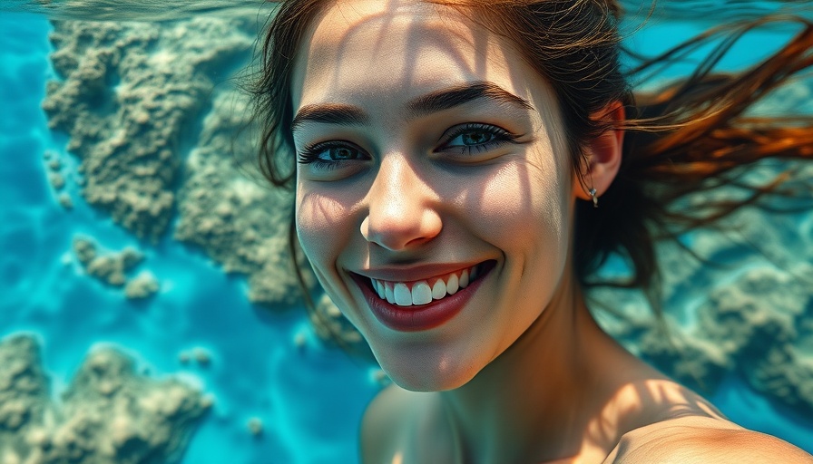 Map of ocean floor with young woman overlay, sea spider that eats methane.