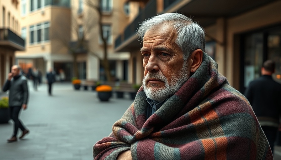 Kyiv man wrapped in blanket survives air strike.