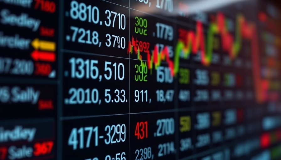 A screen displaying financial statistics and trade indicators, representing clunky investment apps.