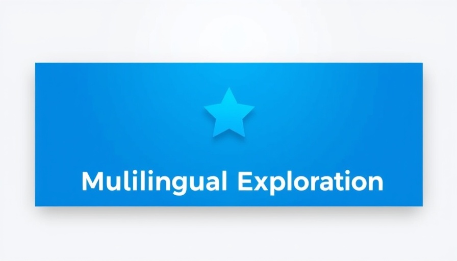 Multilingual AI development banner with star logo