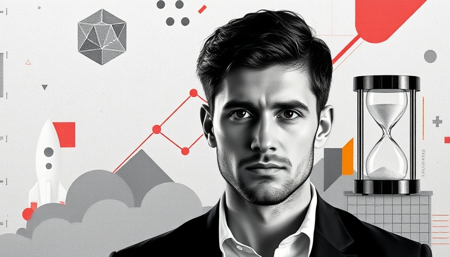 Monochrome portrait with fintech abstract background, Lendsqr's Journey in Fintech Innovation.