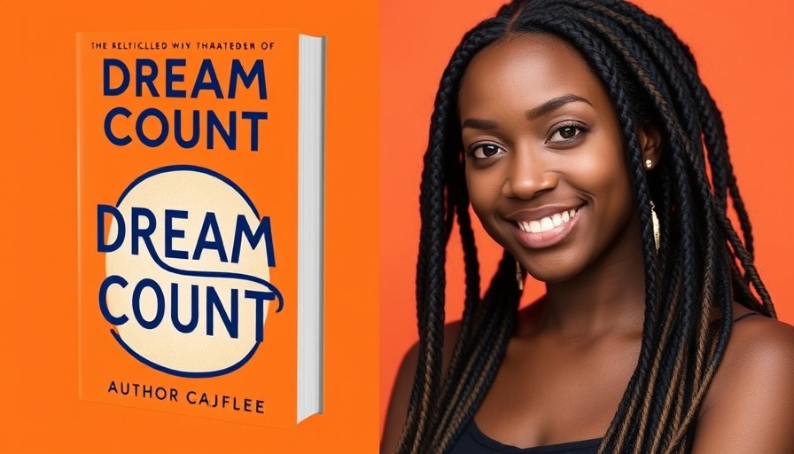 Chimamanda Adichie Dream Count Tour announcement graphic.