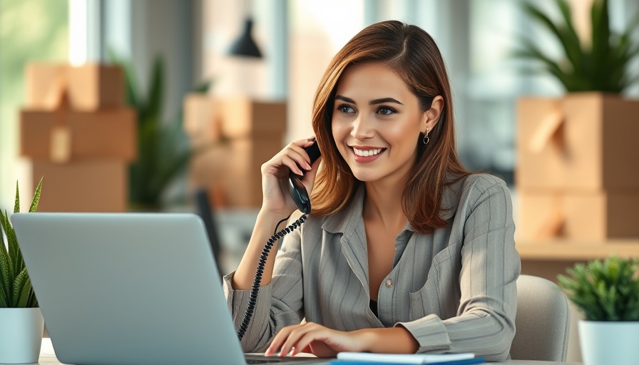Confident woman in e-commerce business communicating online