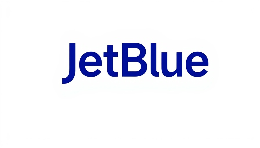 JetBlue logo, relevant to airline bag tracking service.