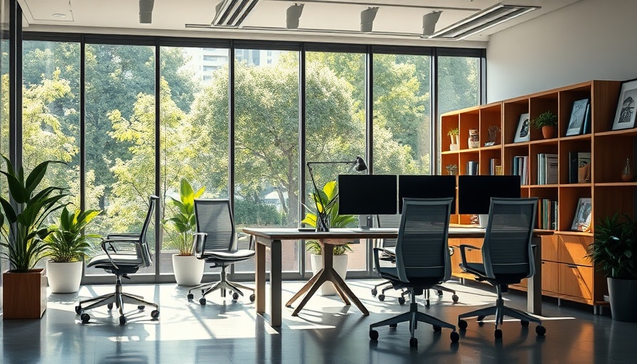 Modern office with sleek chairs and garden view, Best Office Chairs on Amazon.