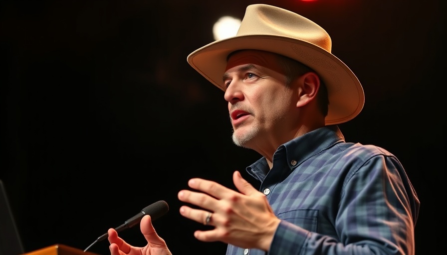 Speaker discusses healthy masculinity in a Ted Talk