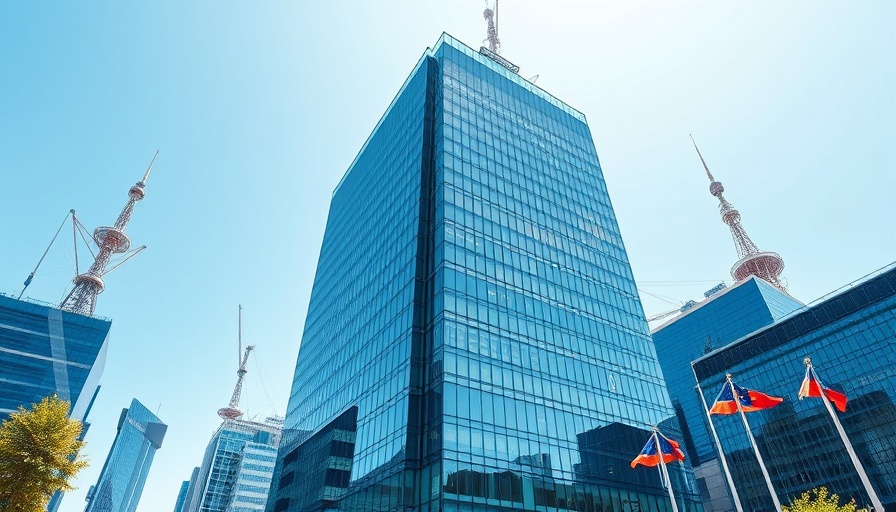 Starlink opens office with modern glass building in Lagos.