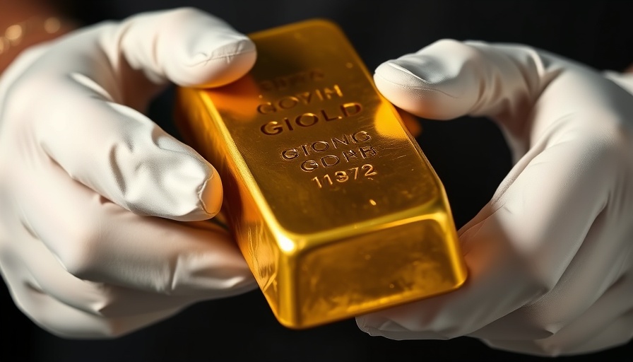 Impact of Switzerland gold industry depicted by hands holding gold bar.