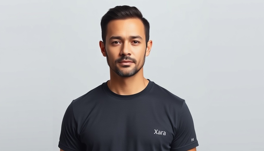 Portrait of a man in Xara t-shirt, Xara WhatsApp AI banking in Nigeria.