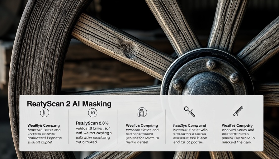 AI Masking in RealityScan 2.0: Wooden wagon wheel graphic.