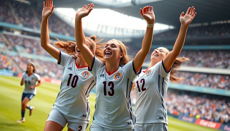 Super Falcons celebrating goal, aiming for record title.