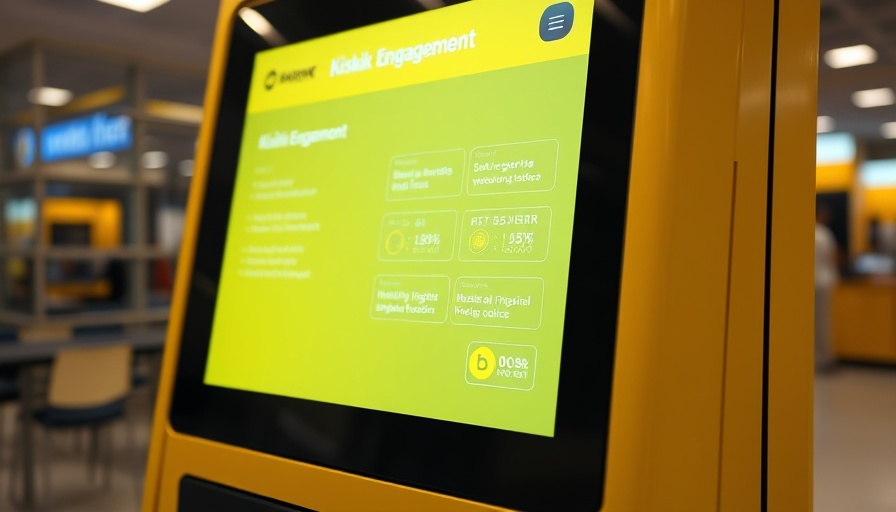Digital kiosk screen illustrating modern banking, Lessons from Investing in Africa focus.