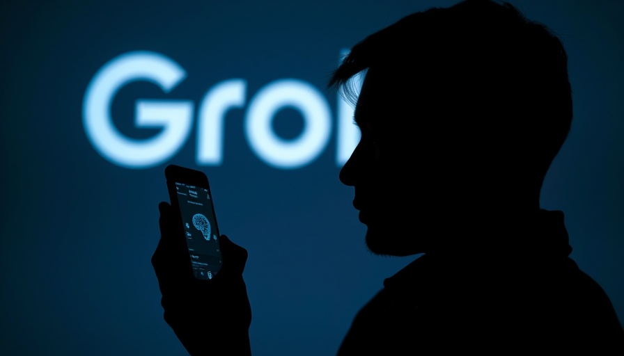Grok 4 AI Launch Impact on E-commerce visualized through AI interface display.