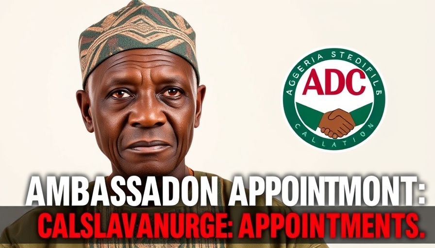 Nigeria's failure to appoint ambassadors highlighted by ADC.