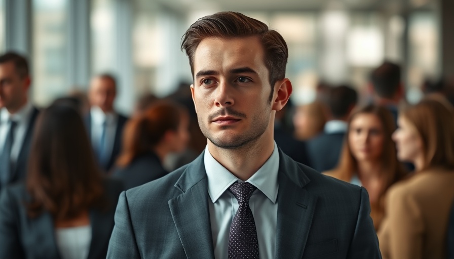 Businessman in formal attire at event, real estate investment in Kauai context.