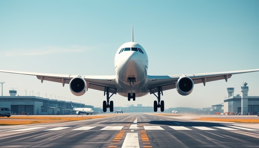 Air cargo logistics with a large cargo airplane ready for takeoff.
