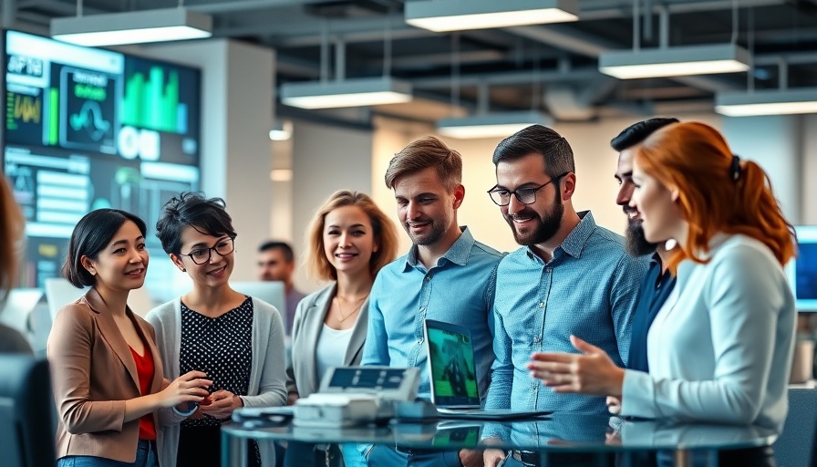 Professionals discussing tech projects in high-tech office, South Africa VC sector growth.