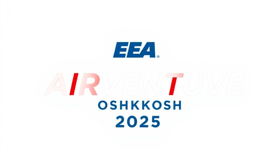 EAA Airventure Oshkosh 2025 logo on white background