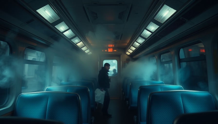 New Jersey train fire causes smoky interior, commuters escape.
