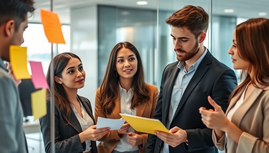 Young professionals collaborate in an office, illustrating why delegation is crucial for trade success.