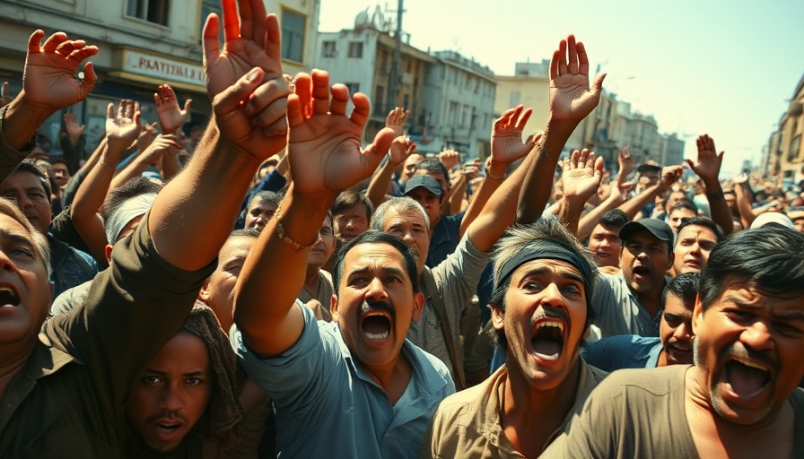 Desperate scene of Palestinians in Gaza fight for survival.