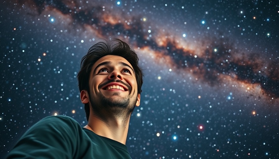 Cosmic-themed image exploring the Search for Extraterrestrial Intelligence.