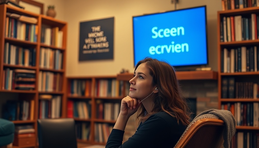 Genius Myth concept represented by thoughtful woman in cozy book-lined room.