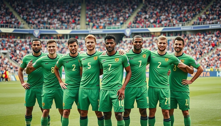 Super Eagles team photo for World Cup qualifiers.