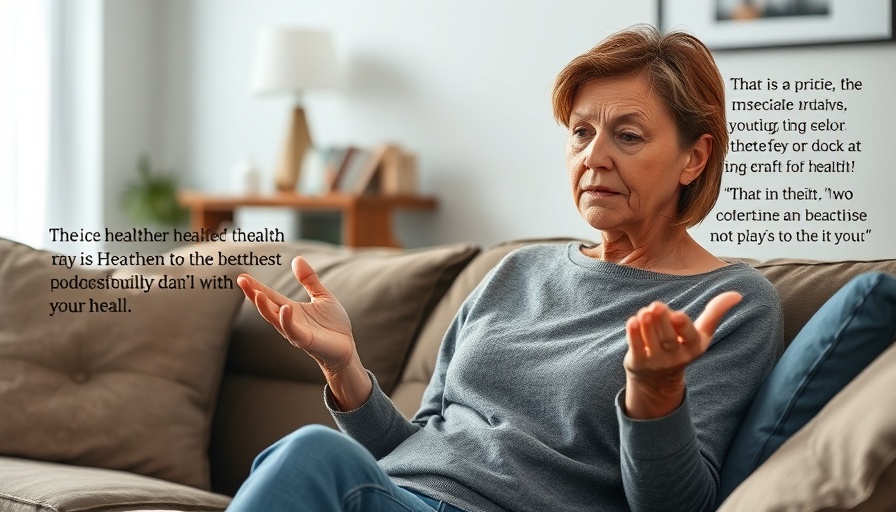 Concerned woman discussing Signs and Symptoms of Meningitis in a health update.