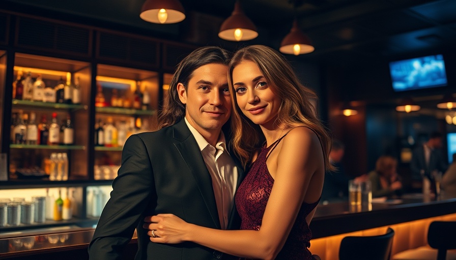 AI Educator theme with a confident couple at an upscale bar.