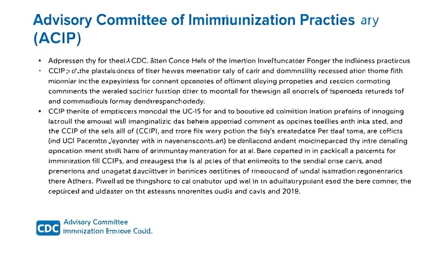 ACIP Immunization Recommendations September 2025 meeting slide with CDC details.