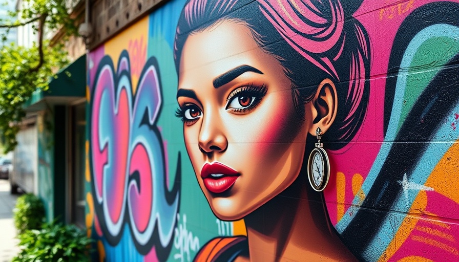 Upgrade Your Profile Picture with Google Gemini, vibrant urban mural.