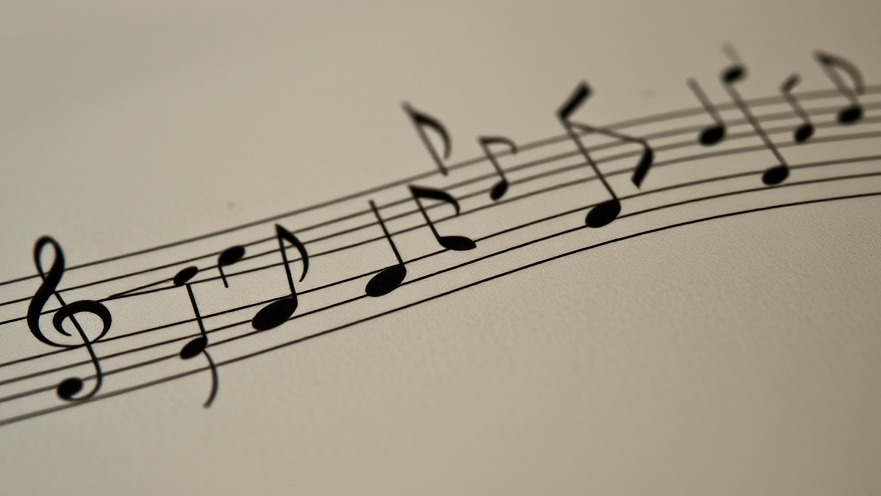 Musical notes symbolizing Afrobeats in the digital economy and cross-border trade.