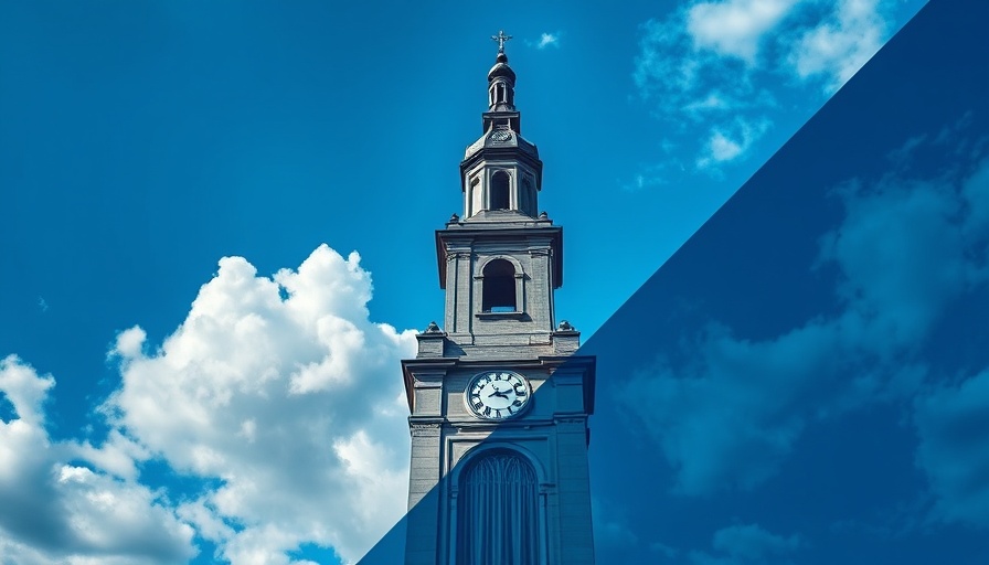 Minority-serving institutions funding cuts impact iconic campus clock tower.