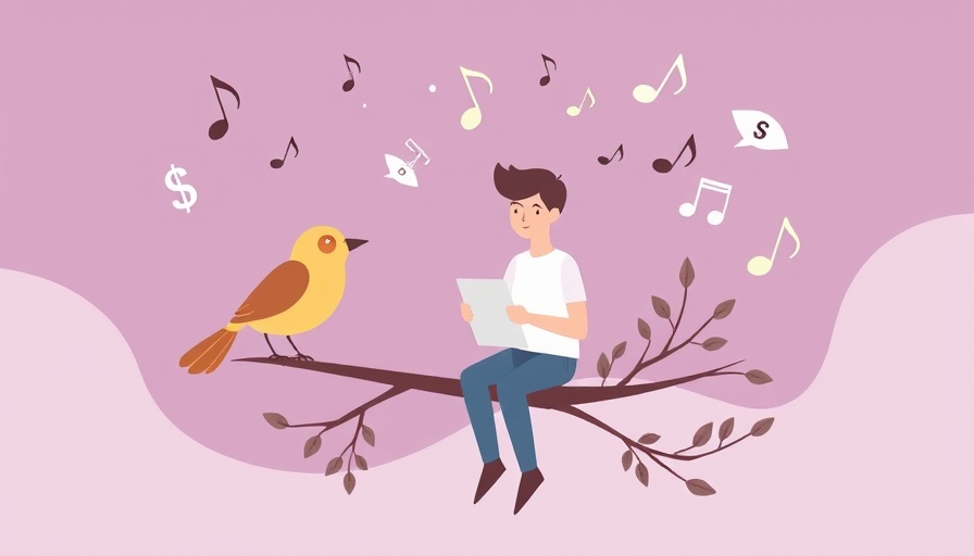 Abstract illustration of autism research and vocal learning