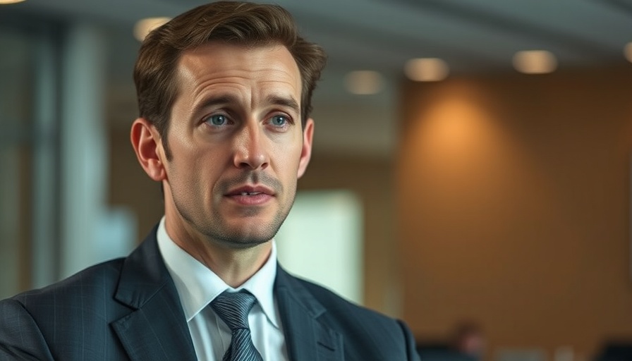 Focused man discussing JFK conspiracy theories in office setting.