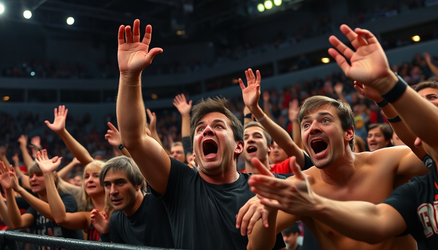 Trump at NCAA Wrestling Event with enthusiastic crowd reaction.