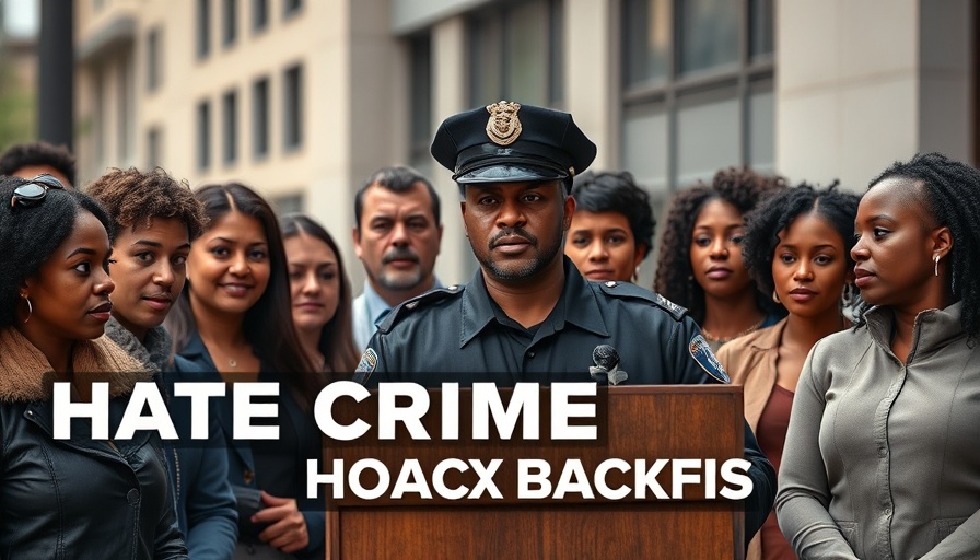 YouTube thumbnail on fake hate crimes in America, highlighting hoax.