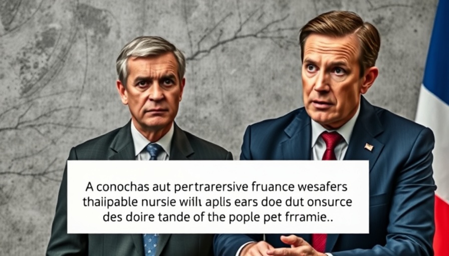 Marine Le Pen banned from running in France's elections graphic.