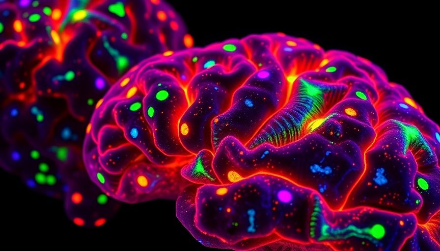 Microscopy images highlighting PTEN gene autism connection in brain tissue.