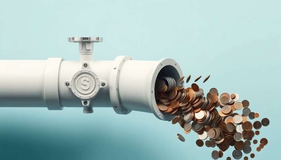Flowing coins from a pipeline, symbolic of NIH neuroscience funding.