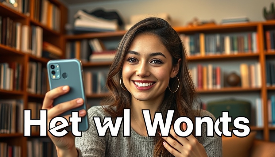 Independent media success with young woman on video call.