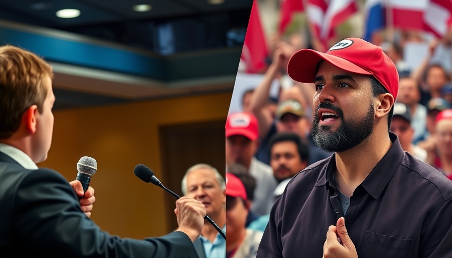 Charlie Kirk God Debate split screen with speaker and crowd, lively debate scene.