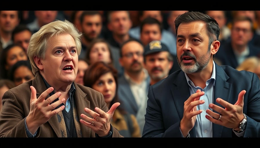 Importance of language in political discourse with contrasting speakers.