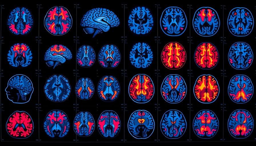 Colorful brain scans illustrating neural patterns in autism research.