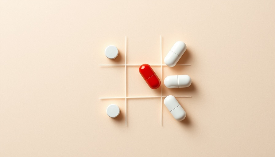 Creative tic-tac-toe with pills, representing basic pain research.