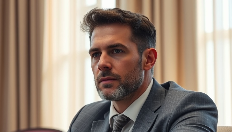 Serious man in formal setting discussing New Star Wars movie.