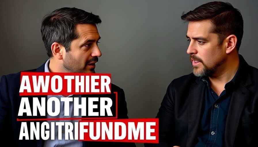 Two men discussing Deshawn Leath death responsibility, GoFundMe theme